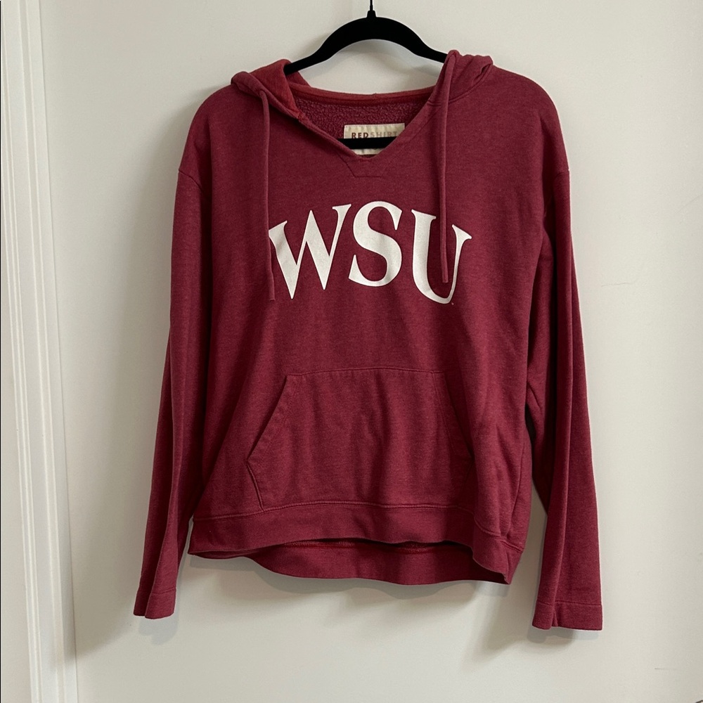 Women's Crimson "WSU" Hoodie